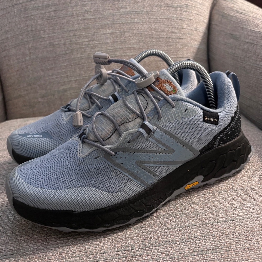 New Balance Fresh Foam X Hierro v7 GORE-TEX Trail Shoes Blue WTHIER7A Womens 8.5